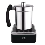 Kalorik Black and Stainless Steel Electric Milk Frother, 13.5 oz Capacity thumbnail 1