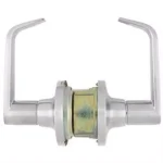 Universal Hardware Satin Chrome Standard Duty Passage Lever, ANSI Grade 2, 2-3/4 in. Hall/Closet Lock thumbnail 3