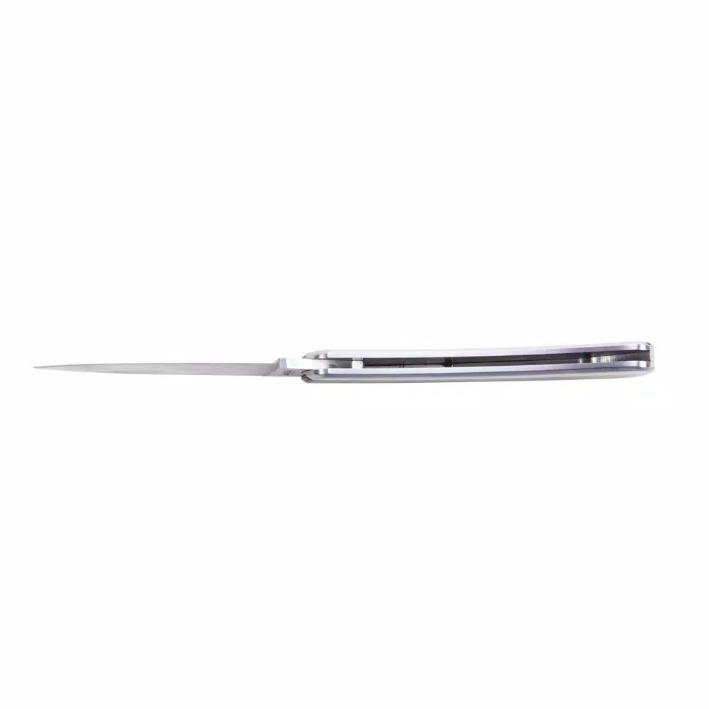 Klein Tools Compact Stainless Steel Pocket Knife with Rosewood Inserts