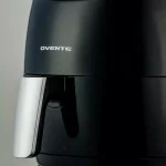 Ovente 3.2 Qt. Black Stainless Steel Electric Air Fryer, 1300W with Non-Stick Removable Basket thumbnail 4