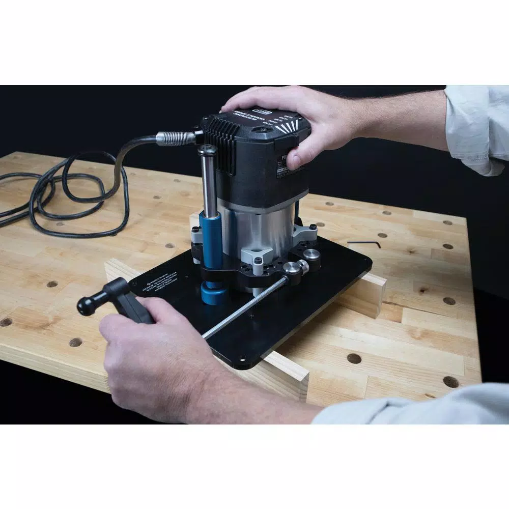 Kreg Precision Router Lift with Micro-Adjust Scale and Hard-Anodized Aluminum Plate