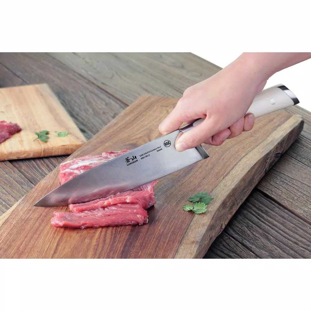 Cangshan S1 Series 8 in. Chef's Knife, Full Tang German X50Cr15MoV Stainless Steel