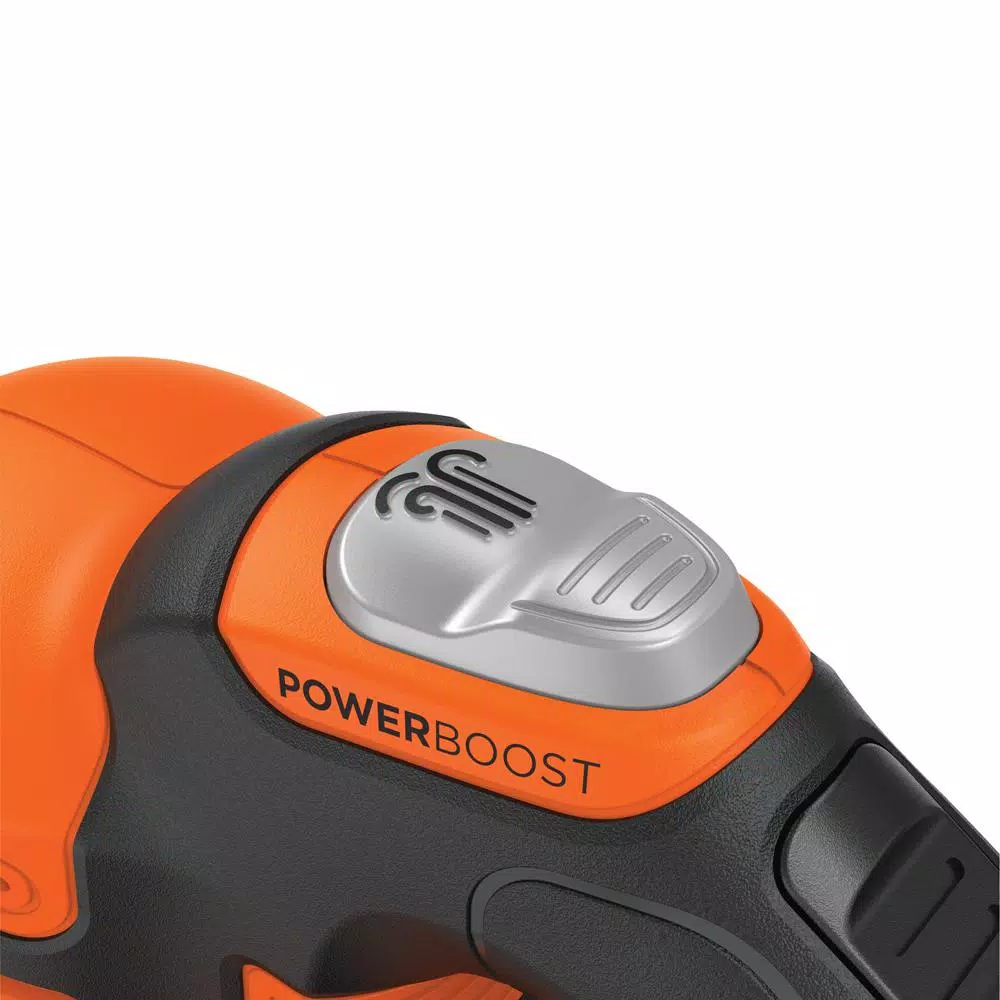 Black+Decker 22 in. 20V Max Cordless Hedge Trimmer Kit with (2) 1.5Ah Batteries, Charger, and Bonus Blower