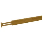 Unbranded Natural Bamboo Drawer Organizer - Expandable Spring-Loaded Divider for Kitchen, Office, and Home thumbnail 3