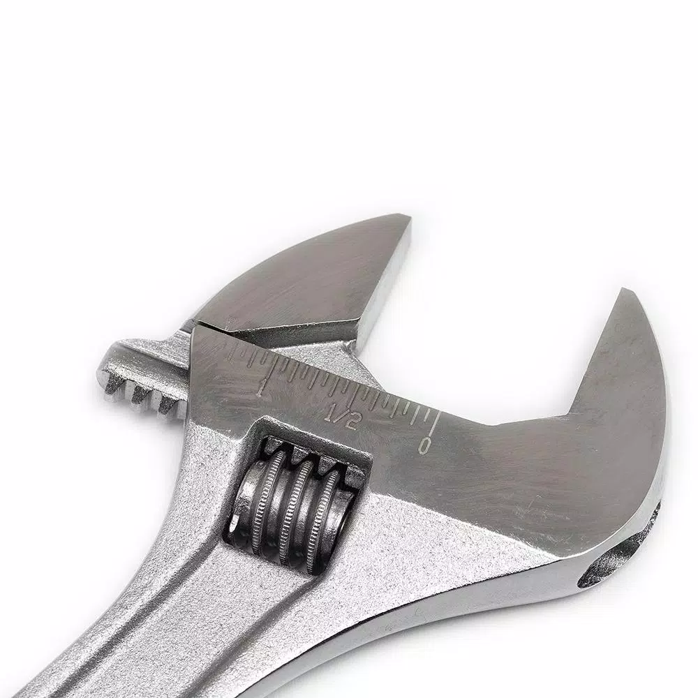 Crescent 10 in. Adjustable Wrench with Hex Jaw Design and Chrome Finish