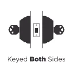 Kwikset 980 Satin Nickel Double Cylinder Deadbolt with SmartKey Security thumbnail 2