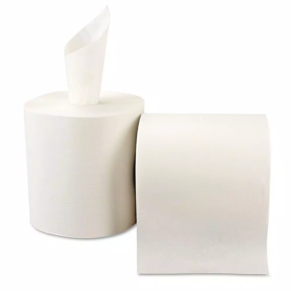 Windsoft Hardwound Roll Towels, 8 in. x 800 ft, White (12 Rolls per Carton)