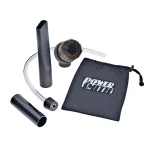 PowerSmith 10 Amp 4 Gal. Stainless Steel Wheeled Ash and Shop Vacuum with 10 ft. Hose and Deep Cleaning Kit thumbnail 4