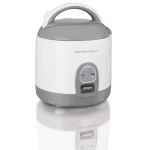 Hamilton Beach 8-Cup White Rice Cooker and Warmer with Non-Stick Pot and Steam Basket thumbnail 1