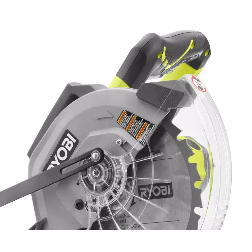 RYOBI 10 in. Sliding Compound Miter Saw with LED and Universal QuickSTAND