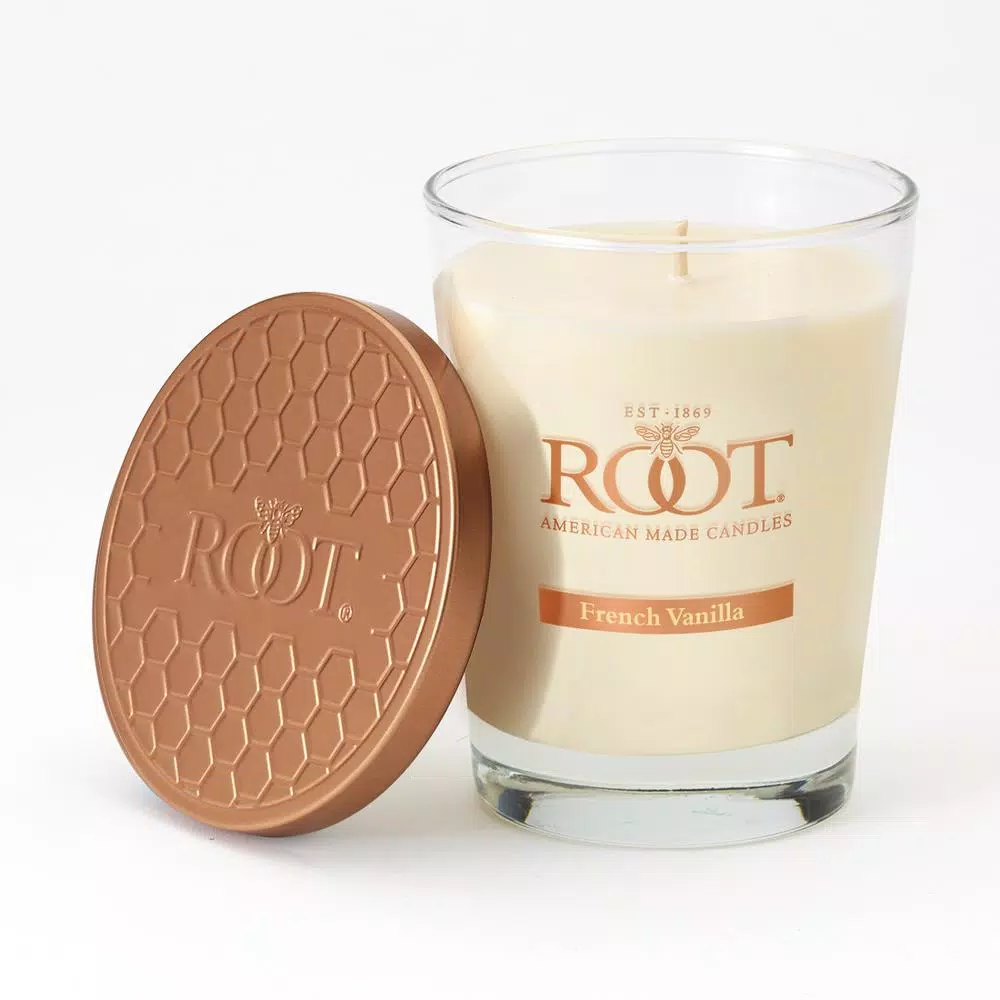 ROOT CANDLES A.I. Root Veriglass French Vanilla Scented Soy and Beeswax Filled Jar Candle