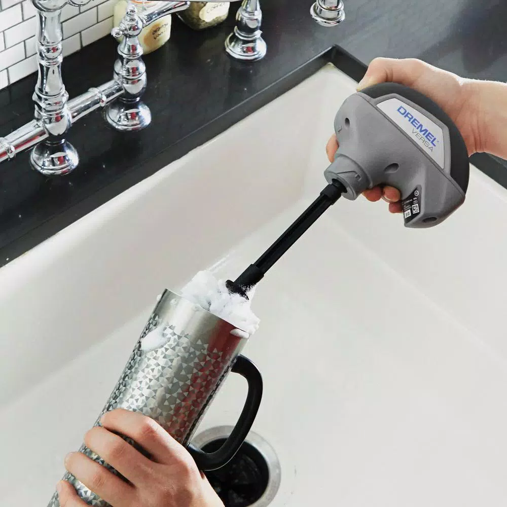 Dremel Versa Kitchen Brush Set - Durable Nylon Bristle Cleaning Brush for Bottles, Mugs, and Blenders