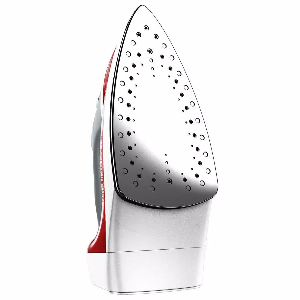 BLACK+DECKER Xpress Steam Iron with Stainless Steel Soleplate and Retractable Cord Reel, Red