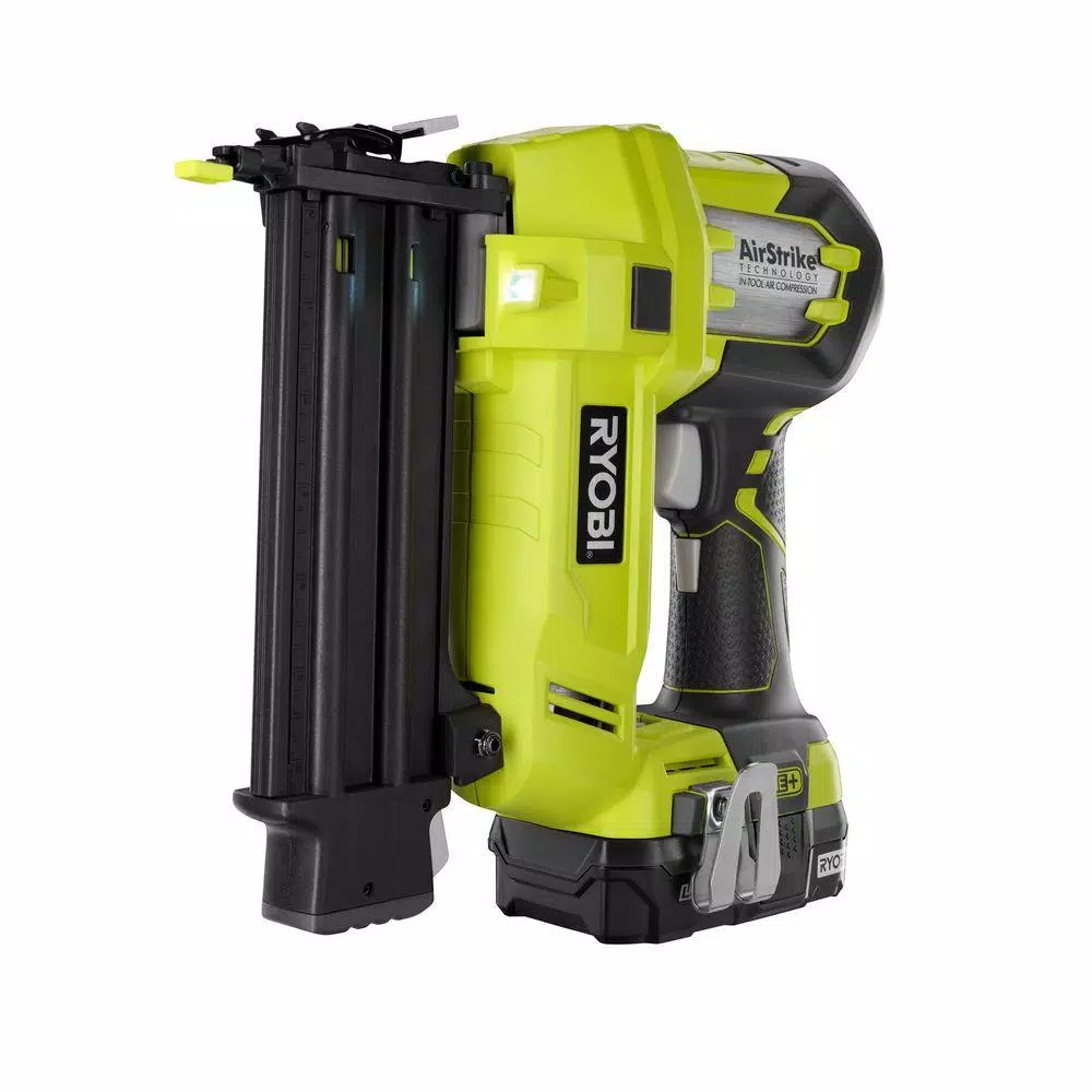 RYOBI 18V ONE+ Cordless 2-Tool Combo Kit with Drill/Driver and 18-Gauge Brad Nailer