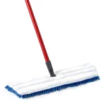 O-Cedar Dual-Action Microfiber Flip Mop with 4ft Metal Handle for Hardwood, Tile, and Linoleum thumbnail 1