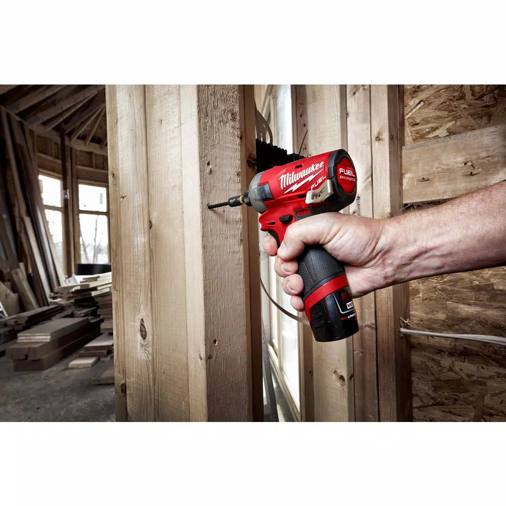 Milwaukee M12 FUEL 4-in-1 Installation Drill Driver & SURGE Impact Driver Combo Kit