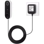 Wasserstein 8.2 ft. Power Supply Adapter for Google Nest Hello, Eufy, and Arlo Video Doorbells thumbnail 1