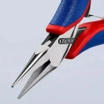 KNIPEX 4-1/2 in. Precision Box Joint Electronics Pliers with Flat Tips thumbnail 2