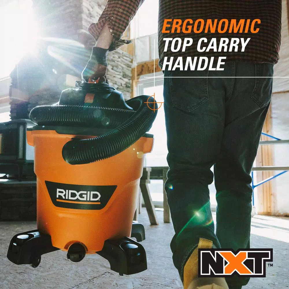 RIDGID 12 Gal. 5.0 Peak HP NXT Wet/Dry Shop Vacuum with 2.5 in. Locking Accessories