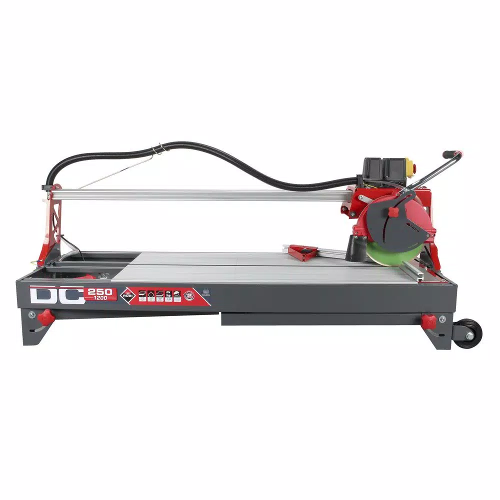 Rubi DC-250 1200 10 in. Wet Tile Saw, 120V, 1.5 HP with Mobile Head