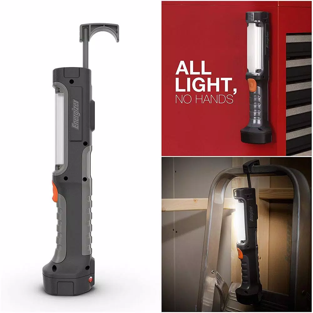 Energizer Hard Case Professional LED Work Light, 550 Lumens, AA Battery Powered