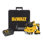 DEWALT 20V MAX XR Brushless 1-1/8 in. SDS Plus D-Handle Rotary Hammer Kit with Dust Extractor & (2) 6.0Ah Batteries thumbnail 1