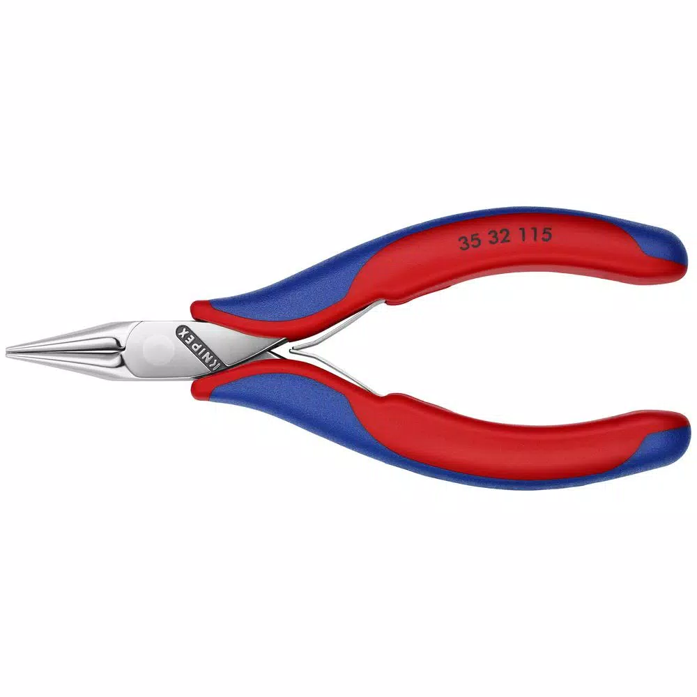 KNIPEX 4-1/2 in. Electronics Pliers with Round Tips and Comfort Grip