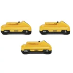 DEWALT 20V MAX Compact Lithium-Ion 4.0 Ah Battery Pack, 3-Pack (DCB240) thumbnail 1