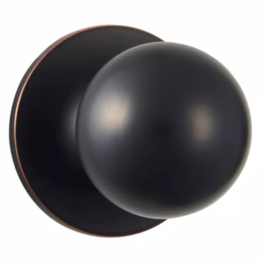 Universal Hardware Aged Bronze Passage Door Knob, 2-1/8 in. Commercial Grade ANSI Grade 2