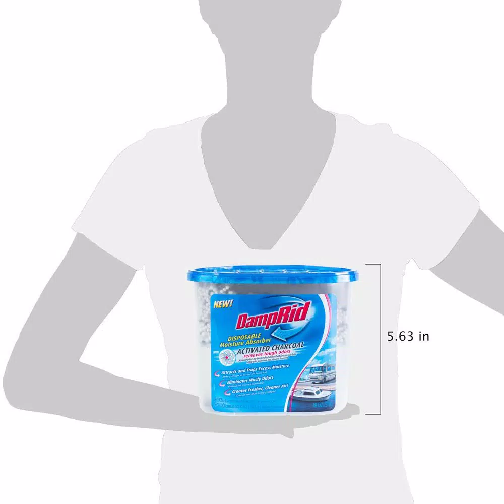 DampRid 18 oz. Disposable Moisture Absorber with Activated Charcoal