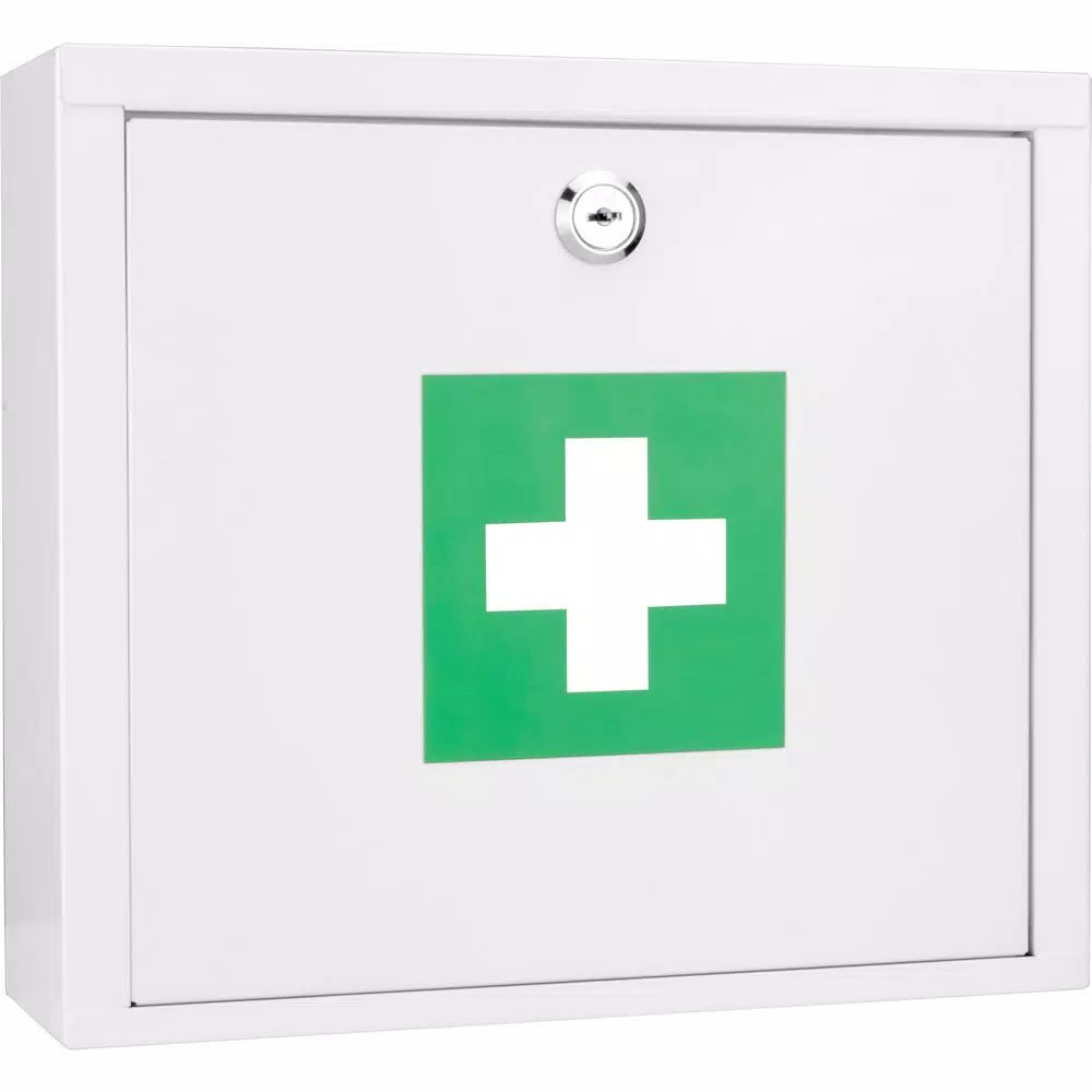 BARSKA Small Medical Cabinet First Aid Kit with Magnetic Dry Erase Pad