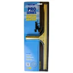 Ettore 18 in. Brass Window Squeegee with Replaceable Rubber Blade thumbnail 2