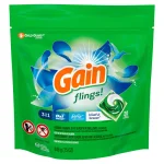 Gain Flings Blissful Breeze Laundry Detergent Pods, 16-Count (6-Pack) thumbnail 4