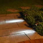 LUMABASE Solar Powered Black Outdoor Spotlights, Set of 2 - White LED Path Lights thumbnail 3