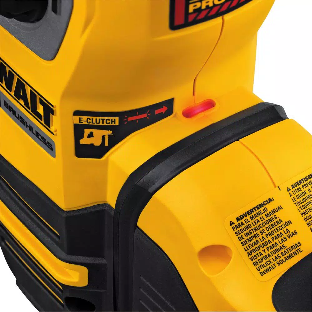 DEWALT 20V MAX XR Brushless 1-1/8 in. SDS Plus L-Shape Rotary Hammer Kit with (2) 9.0 Ah FLEXVOLT Batteries