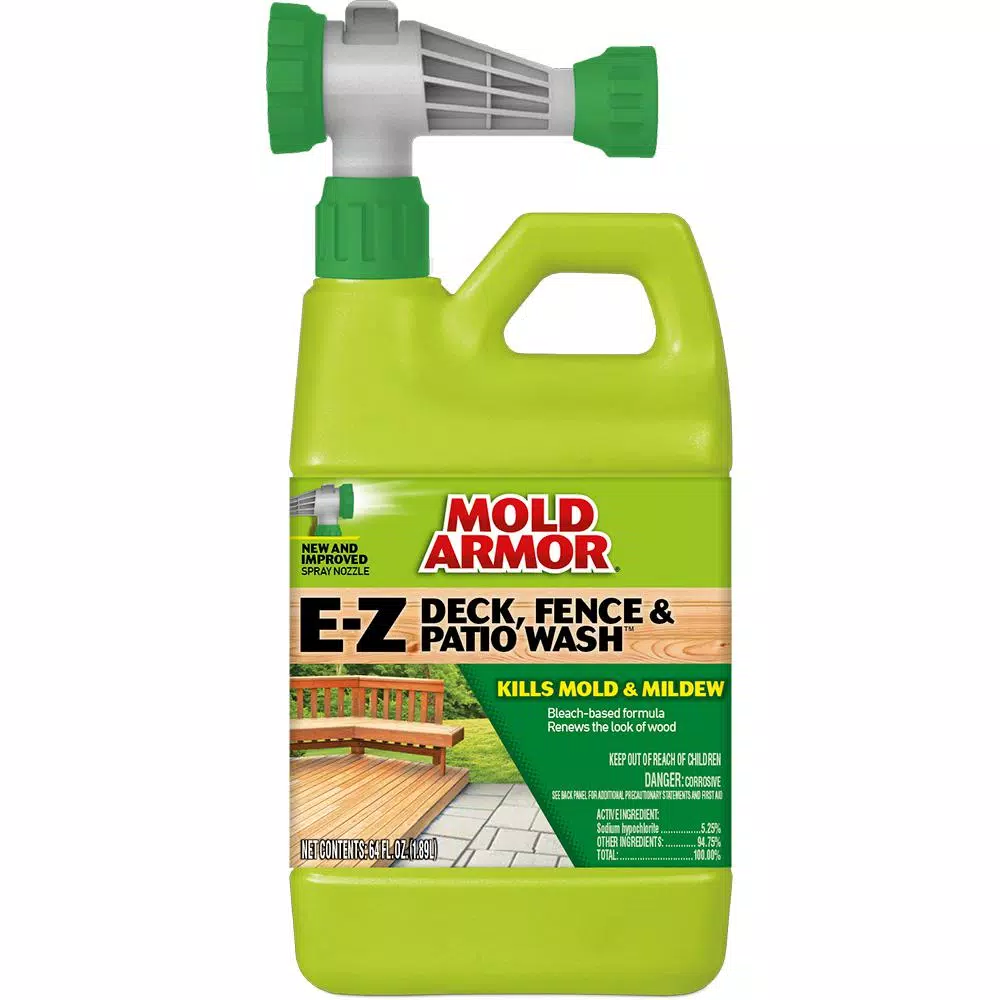 Mold Armor E-Z Deck, Fence and Patio Wash Mold and Mildew Remover, 64 oz.