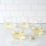 Cathy's Concepts Bee Thankful Stemless Wine Glasses, Set of 4, 21 oz. Hand-Blown Glassware thumbnail 4