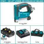 Makita 18V LXT Brushless 3/8 in. Crown Stapler Kit with 5.0Ah Battery and Charger thumbnail 2