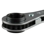 Klein Tools Ratcheting Refrigeration Wrench, 3/16 in. & 1/4 in. Square x 1/2 in. & 9/16 in. Hex thumbnail 3