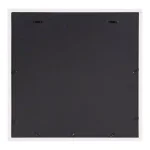 DesignOvation Gallery 17 x 17 in. White Wood Picture Frame, Matted to 4 x 6 in. thumbnail 4