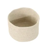 Noble House Derry Round Knitted Cotton Thread Sundries Basket, Beige thumbnail 3