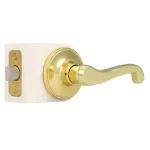 Defiant Viano Polished Brass Passage Door Lever for Hallway and Closets thumbnail 1