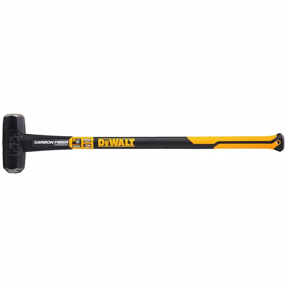 DEWALT 12 lb. Exo-Core Sledge Hammer with 33.3 in. Fiberglass Handle