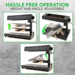 NutriChef Raclette Cheese Melter with Adjustable Grilling Plate and Stainless Steel Construction thumbnail 3