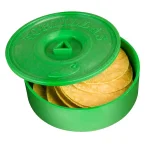 Taco Tuesday 5 Qt. Green Plastic Tortilla Warmer, Microwave Safe thumbnail 4