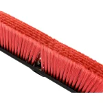 Alpine Industries 24 in. Red Indoor Outdoor Push Broom, 3-Pack thumbnail 2