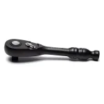 Husky 3/8 in. Drive 100-Position Stubby Ratchet, 5.5 in. Length, Black thumbnail 2