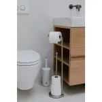 Umbra Teardrop Freestanding Toilet Paper Holder - Brushed Nickel thumbnail 9