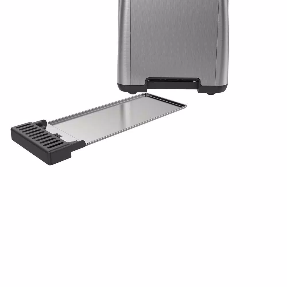 Brentwood Appliances 2-Slice Extra-Wide Slot Silver Toaster