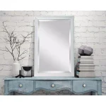 Alpine Art & Mirror Natural White Beveled Glass Accent Mirror, 24 x 36 in. thumbnail 4